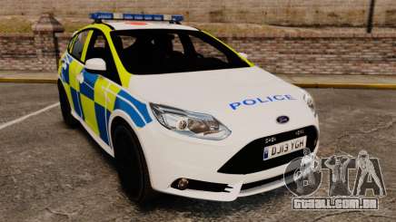 Ford Focus 2013 Uk Police [ELS] para GTA 4