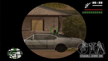 GTA V Sniper Scope para GTA San Andreas