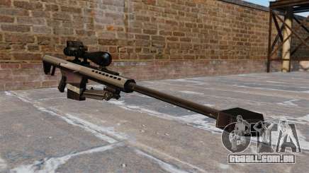 O Barrett M82 sniper rifle calibre 50 para GTA 4