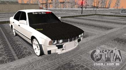 BMW 535i preto para GTA San Andreas