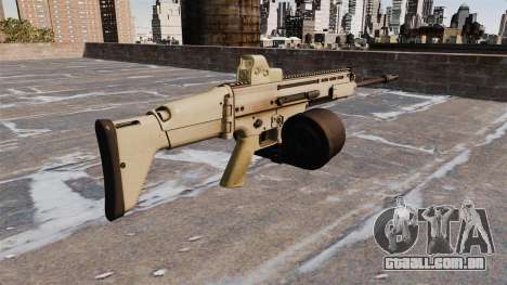 Espingarda automática FN SCAR-H LMG para GTA 4