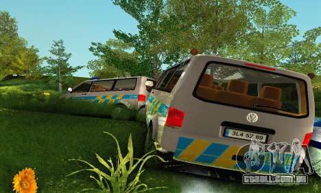 Volkswagen Transporter Policie para GTA San Andreas