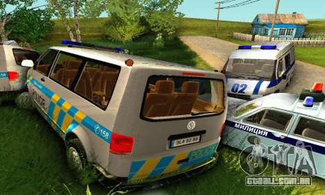 Volkswagen Transporter Policie para GTA San Andreas