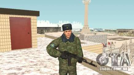 Militar no inverno uniforme para GTA San Andreas