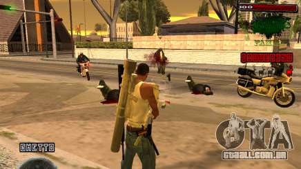 C-HUD Grove St para GTA San Andreas