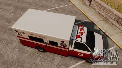 Iraniano pintura ambulância para GTA 4