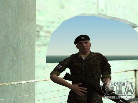O Corpo de fuzileiros navais das forças armadas  para GTA San Andreas