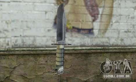 A faca de Stalker para GTA San Andreas