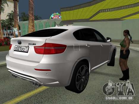 BMW X6M 2010 para GTA San Andreas