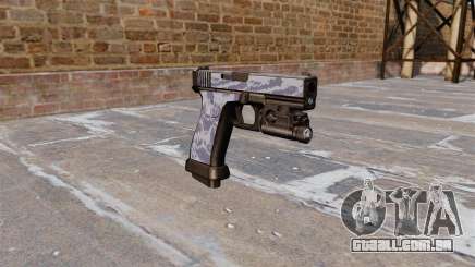 A Pistola Glock De 20 Blue Tiger para GTA 4