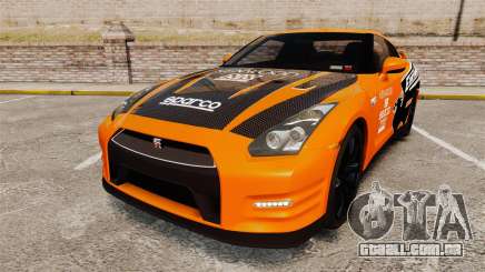 Nissan GT-R 2012 Black Edition NFS Underground para GTA 4