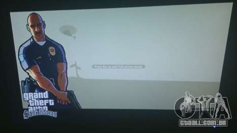GTA San Andreas Loading Screen para GTA 5