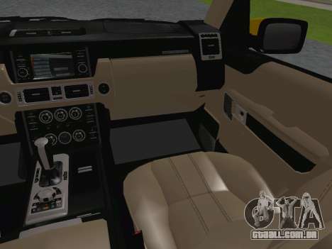 Range Rover Supercharged Series III para GTA San Andreas