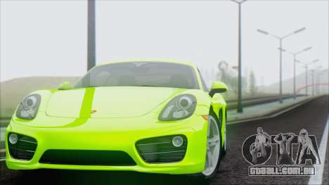 Porsche Cayman S 2014 para GTA San Andreas