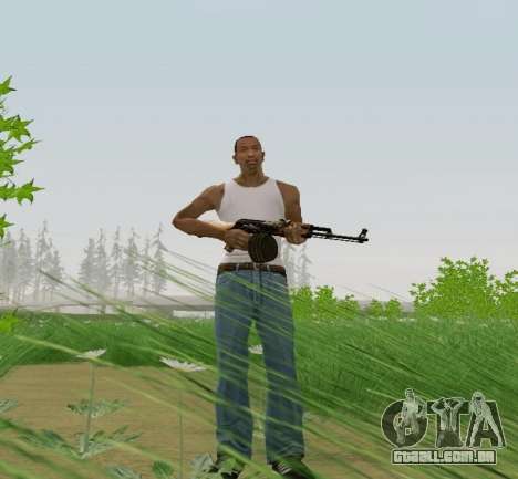 Kalashnikov Metralhadora Leve para GTA San Andreas