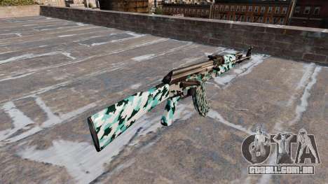 A AK-47 Aqua Camo para GTA 4