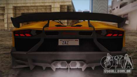Lamborghini Aventandor J 2010 para GTA San Andreas