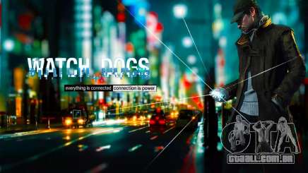 Arranque telas e menus de Watch Dogs para GTA San Andreas