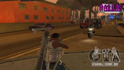 C-HUD Ballas para GTA San Andreas