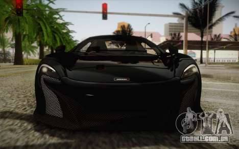 McLaren 650S Spider 2014 para GTA San Andreas