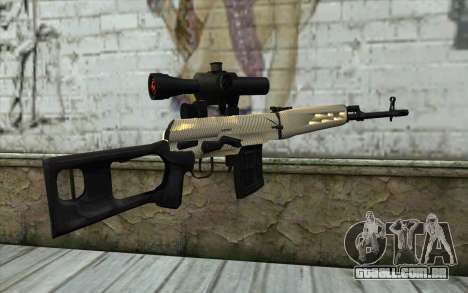 SVD Sniper Rifle para GTA San Andreas