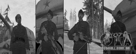 USSR Soldier Pack para GTA San Andreas