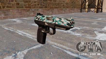 Arma FN Cinco sete Aqua Camo para GTA 4