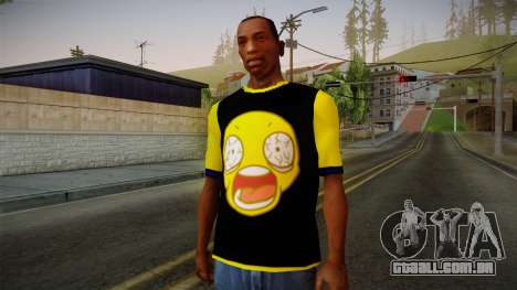 Black & Yellow T-Shirt para GTA San Andreas