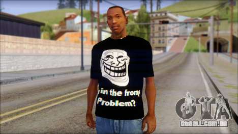 Trollface and Forever Alone T-Shirt para GTA San Andreas