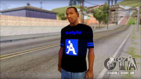 T-Shirt A-Style para GTA San Andreas