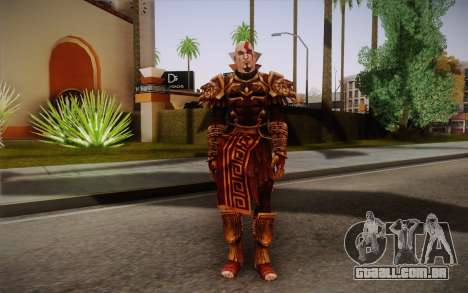Kratos God Armor para GTA San Andreas