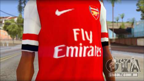 Arsenal FC Giroud T-Shirt para GTA San Andreas