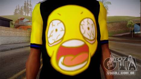 Black & Yellow T-Shirt para GTA San Andreas