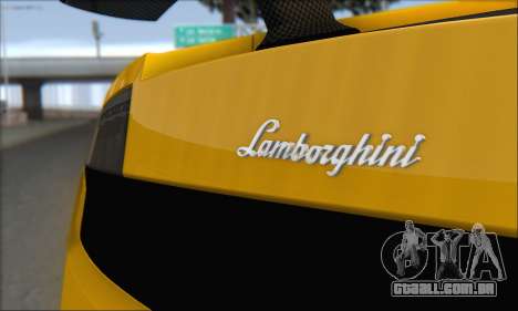 Lamborghini Gallardo LP570 Superleggera para GTA San Andreas