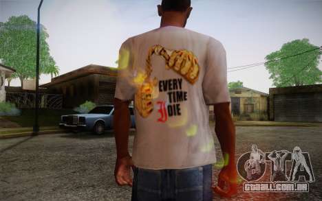 Everytime I Die T-Shirt para GTA San Andreas