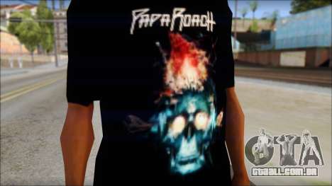 Papa Roach The Connection Fan T-Shirt para GTA San Andreas