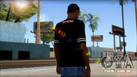 Billabong T-Shirt Black para GTA San Andreas