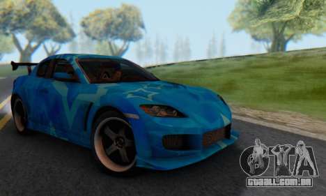 Mazda RX-8 VeilSide Blue Star para GTA San Andreas