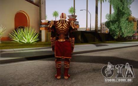 Kratos God Armor para GTA San Andreas