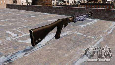 Ружье Franchi SPAS-12 Blue tiger para GTA 4