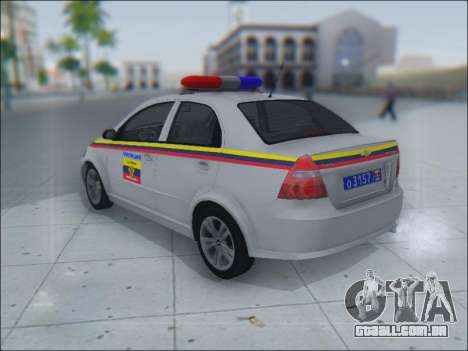 Chevrolet Aveo Милиция OHP para GTA San Andreas