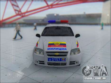 Chevrolet Aveo Милиция OHP para GTA San Andreas