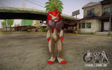 Zoroark from Pokemon para GTA San Andreas