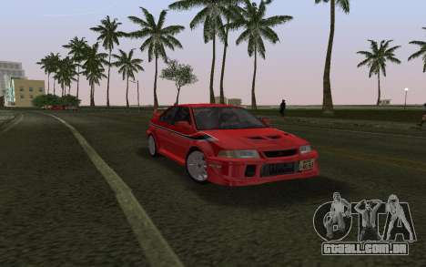 Mitsubishi Lancer Evolution 6 Tommy Makinen Edit para GTA Vice City