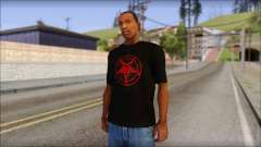 Red Pentagram Shirt para GTA San Andreas