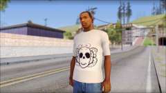 Skull Butterfly T-Shirt para GTA San Andreas
