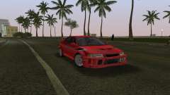 Mitsubishi Lancer Evolution 6 Tommy Makinen Edit para GTA Vice City