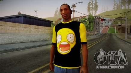 Black & Yellow T-Shirt para GTA San Andreas