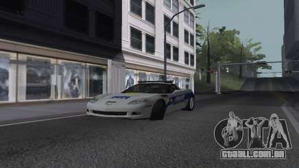 Chevrolet Corvette Z06 Police para GTA San Andreas