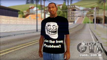Trollface and Forever Alone T-Shirt para GTA San Andreas